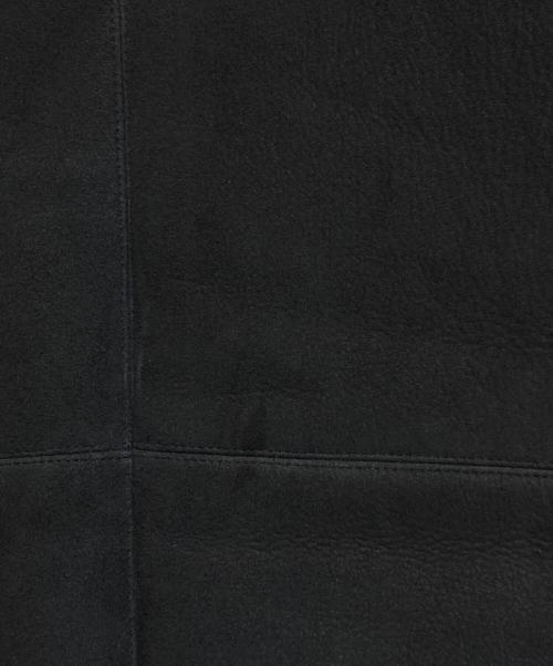 Graphpaper（グラフペーパー）Graphpaper (グラフペーパー) リバーシブルムートンベスト ブラック サイズ:2の古着・服飾アイテム