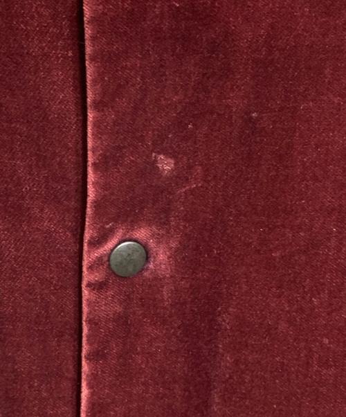 Graphpaper（グラフペーパー）Graphpaper (グラフペーパー) Velvet Coach Jacket/ベルベットコーチジャケット レッド サイズ:2の古着・服飾アイテム