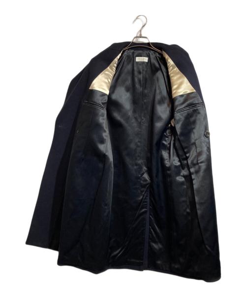 DRIES VAN NOTEN（ドリスヴァンノッテン）DRIES VAN NOTEN (ドリスヴァンノッテン) ダブルウールコート ネイビー サイズ:46の古着・服飾アイテム