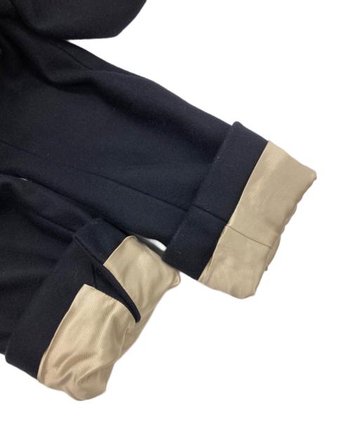 DRIES VAN NOTEN（ドリスヴァンノッテン）DRIES VAN NOTEN (ドリスヴァンノッテン) ダブルウールコート ネイビー サイズ:46の古着・服飾アイテム