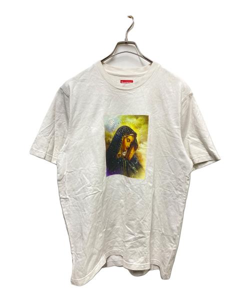 SUPREME（シュプリーム）SUPREME (シュプリーム) Supreme Mary Rhinestone S/S Top ホワイト サイズ:Mの古着・服飾アイテム