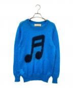 PAUL SMITHポールスミス）の古着「音符モヘアニット」｜ブルー