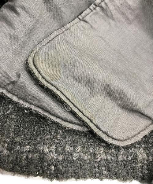 ISSEY MIYAKE PERMANENTE（イッセイミヤケ ペルマネンテ）ISSEY MIYAKE PERMANENTE (イッセイミヤケ ペルマネンテ) ツイードラップコート グレー サイズ:Mの古着・服飾アイテム
