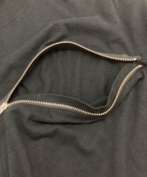 UNDERCOVER（アンダーカバー）UNDERCOVER (アンダーカバー) ジップデザインカットソー ブラック サイズ:1の古着・服飾アイテム