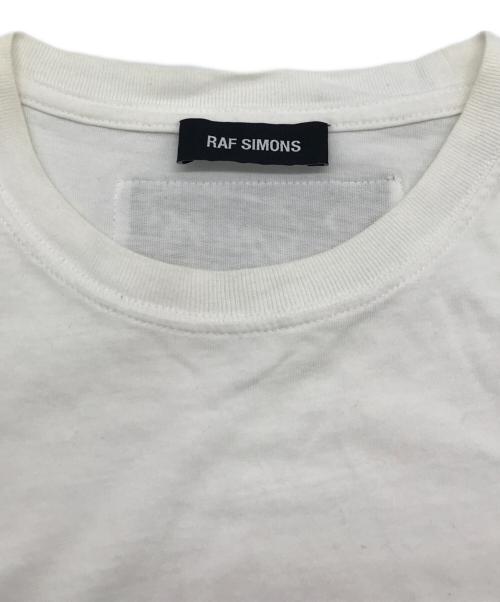 RAF SIMONS（ラフシモンズ）RAF SIMONS (ラフシモンズ) 刺繍ロゴカットソー ホワイト サイズ:XSの古着・服飾アイテム