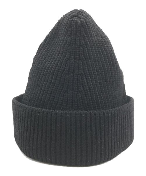Maison Margiela（メゾンマルジェラ）Maison Margiela (メゾンマルジェラ) 4ステッチ ニットキャップ ブラック サイズ:Lの古着・服飾アイテム