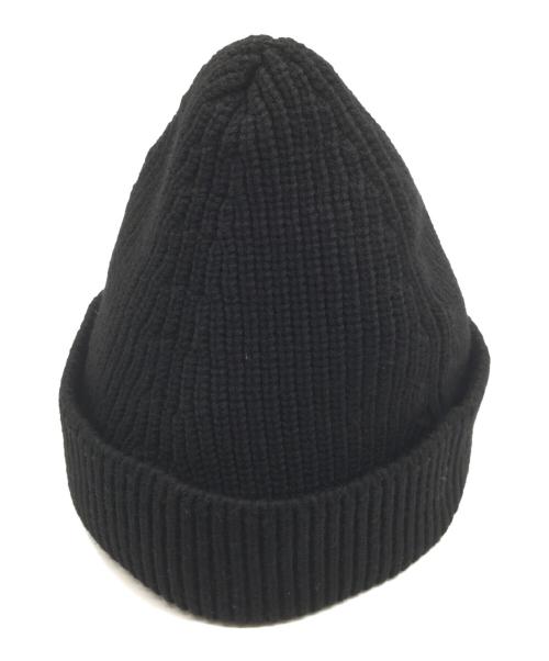 Maison Margiela（メゾンマルジェラ）Maison Margiela (メゾンマルジェラ) 4ステッチ ニットキャップ ブラック サイズ:Lの古着・服飾アイテム