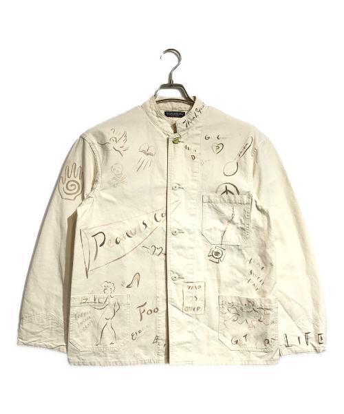 GLAD HAND（グラッドハンド）GLAD HAND (グラッドハンド) Peanuts & Co GOOD LIFE - JACKET ベージュ サイズ:Sの古着・服飾アイテム