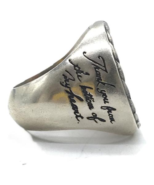 GLAD HAND（グラッドハンド）GLAD HAND (グラッドハンド) コインリング シルバー×ブラウン サイズ:15号の古着・服飾アイテム