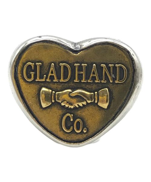 GLAD HAND（グラッドハンド）GLAD HAND (グラッドハンド) ハートモチーフリング シルバー×ゴールド サイズ:16号の古着・服飾アイテム