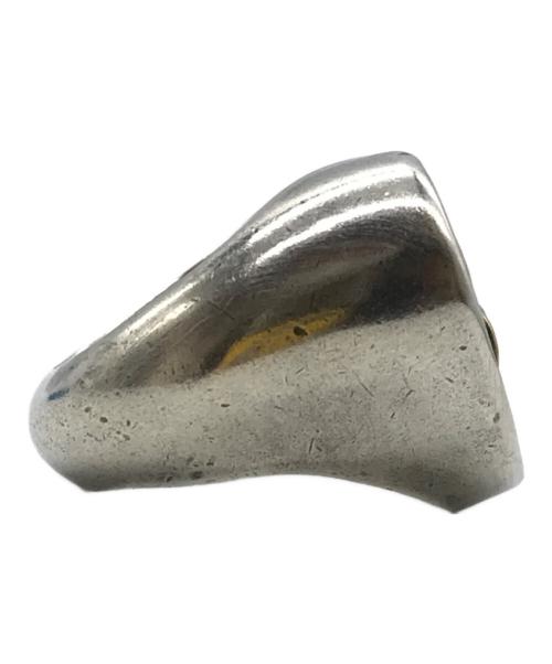 GLAD HAND（グラッドハンド）GLAD HAND (グラッドハンド) ハートモチーフリング シルバー×ゴールド サイズ:16号の古着・服飾アイテム