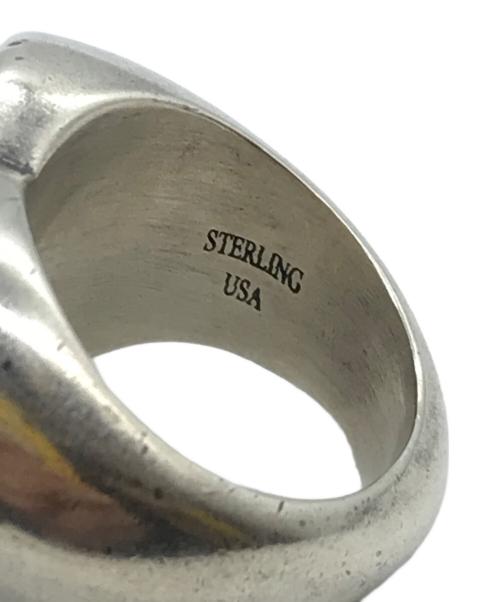 GLAD HAND（グラッドハンド）GLAD HAND (グラッドハンド) ハートモチーフリング シルバー×ゴールド サイズ:16号の古着・服飾アイテム