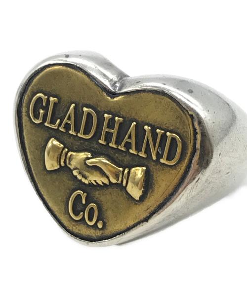 GLAD HAND（グラッドハンド）GLAD HAND (グラッドハンド) ハートモチーフリング シルバー×ゴールド サイズ:16号の古着・服飾アイテム