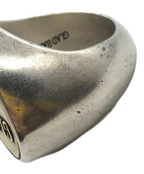 GLAD HAND（グラッドハンド）GLAD HAND (グラッドハンド) ハートモチーフリング シルバー×ゴールド サイズ:16号の古着・服飾アイテム