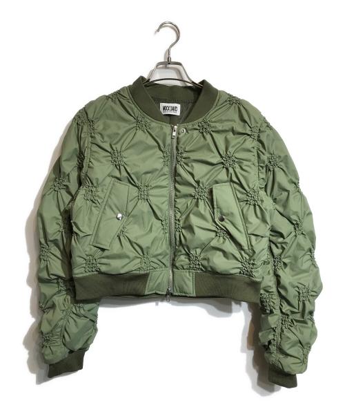 mixxdavid（ミックスデイビット）mixxdavid (ミックスデイビット) スモッキングショート MA-1 カーキ サイズ:Freeの古着・服飾アイテム