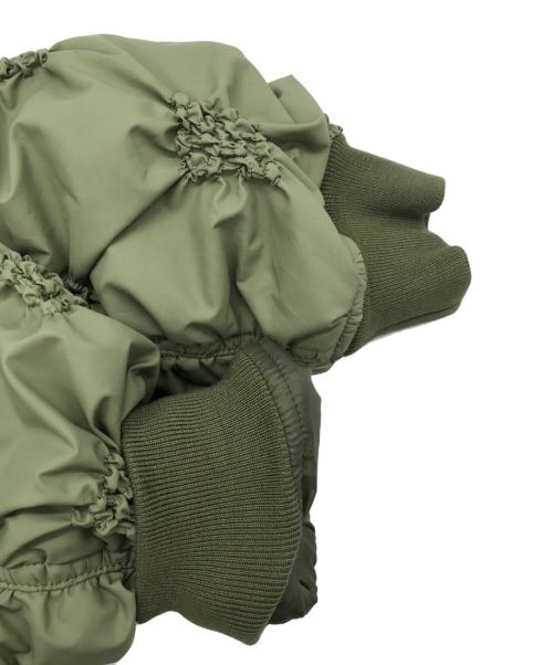 mixxdavid（ミックスデイビット）mixxdavid (ミックスデイビット) スモッキングショート MA-1 カーキ サイズ:Freeの古着・服飾アイテム