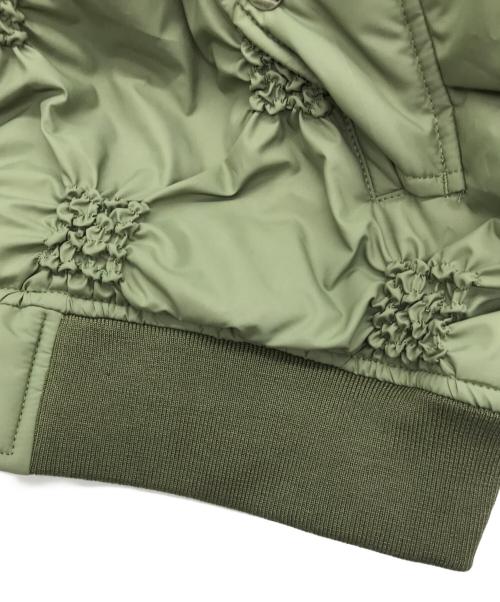 mixxdavid（ミックスデイビット）mixxdavid (ミックスデイビット) スモッキングショート MA-1 カーキ サイズ:Freeの古着・服飾アイテム