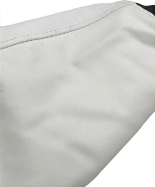 HWZN.MFG.CO.（ハウゼン）HWZN.MFG.CO. (ハウゼン) CANVAS CLOTHING STORE VARSITY JACKET ブラック×ホワイト サイズ:Lの古着・服飾アイテム