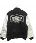 HWZN.MFG.CO. (ハウゼン) CANVAS CLOTHING STORE VARSITY JACKET ブラック×ホワイト サイズ:L：11000円