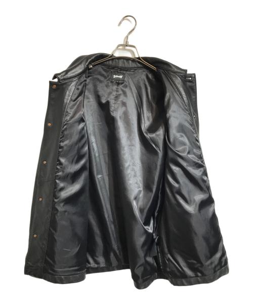 Schott（ショット）Schott (ショット) LAMB LEATHER COVERALL JACKET ブラック サイズ:Lの古着・服飾アイテム