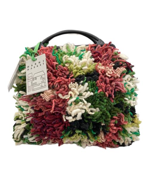 MARNI（マルニ）MARNI (マルニ) MULTICOLOURED FRAME BAG グリーン×レッドの古着・服飾アイテム