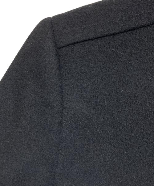 GUCCI（グッチ）GUCCI (グッチ) 比翼ウールスタンドカラーコート ブラック サイズ:48の古着・服飾アイテム