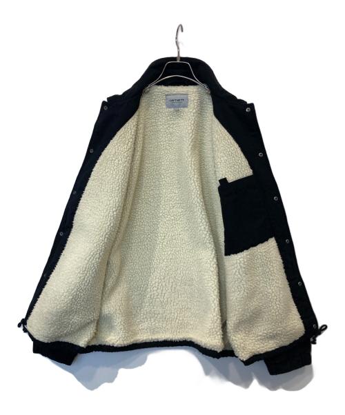 Carhartt WIP（カーハート ワークインプログレス）CARHARTT WIP (カーハート ワークインプログレス) CANVAS COACH JACKET キャンバスコーチジャケット  ブラック サイズ:Mの古着・服飾アイテム