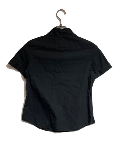Vivienne Westwood RED LABEL（ヴィヴィアンウエストウッドレッドレーベル）Vivienne Westwood RED LABEL (ヴィヴィアンウエストウッドレッドレーベル) オーブ刺繍S/Sシャツ ブラック サイズ:2の古着・服飾アイテム