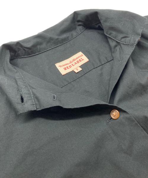 Vivienne Westwood RED LABEL（ヴィヴィアンウエストウッドレッドレーベル）Vivienne Westwood RED LABEL (ヴィヴィアンウエストウッドレッドレーベル) オーブ刺繍S/Sシャツ ブラック サイズ:2の古着・服飾アイテム