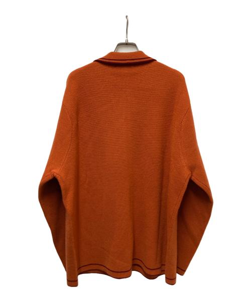 SUPREME（シュプリーム）SUPREME (シュプリーム) ZIP UP POLO SWEATER オレンジ サイズ:XLの古着・服飾アイテム