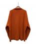 SUPREME (シュプリーム) ZIP UP POLO SWEATER オレンジ サイズ:XL：25000円
