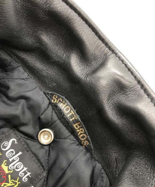 Schott（ショット）Schott (ショット) ワンスターライダースジャケット ブラック サイズ:36LONGの古着・服飾アイテム