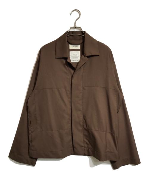 MARKAWARE（マーカウェア）MARKAWARE (マーカウェア) ユーティリティ-CPOシャツ ブラウン サイズ:2の古着・服飾アイテム