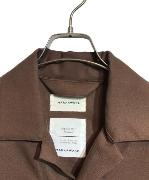 MARKAWARE（マーカウェア）MARKAWARE (マーカウェア) ユーティリティ-CPOシャツ ブラウン サイズ:2の古着・服飾アイテム