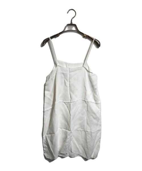 sacai（サカイ）sacai (サカイ) プリーツ切替ワンピース ホワイト サイズ:1の古着・服飾アイテム