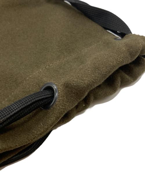 Y's for men（ワイズフォーメン）Y's for men (ワイズフォーメン) ウールフラノ巾着リュック オリーブの古着・服飾アイテム