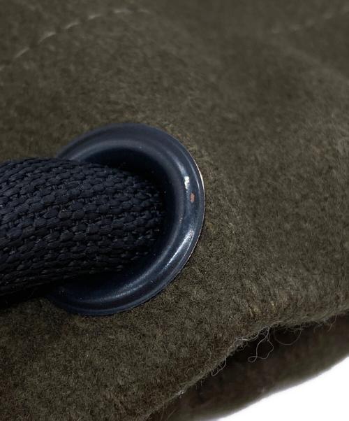 Y's for men（ワイズフォーメン）Y's for men (ワイズフォーメン) ウールフラノ巾着リュック オリーブの古着・服飾アイテム