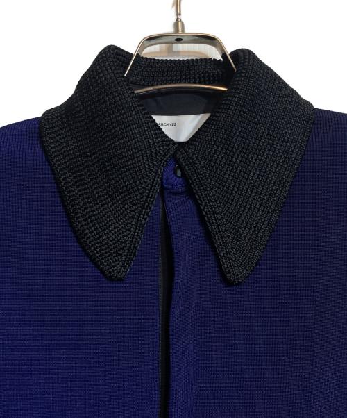 TOGA ARCHIVES（トーガアーカイブス）TOGA ARCHIVES (トーガアーカイブス) Glossy rib polo shirt パープル サイズ:36の古着・服飾アイテム