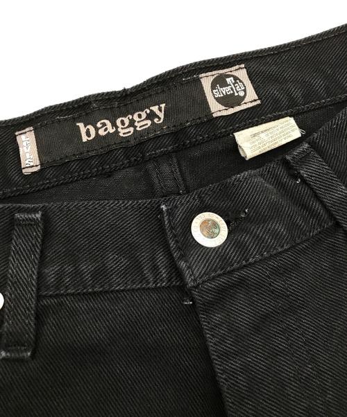 LEVI'S SILVERTAB（リーバイス シルバータブ）LEVI'S SILVERTAB (リーバイス シルバータブ) ブラックバギーデニムパンツ ブラック サイズ:33×30の古着・服飾アイテム
