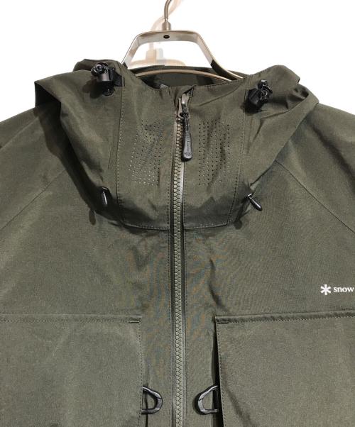 Snow peak（スノーピーク）Snow peak (スノーピーク) SR-1 GORE-TEX StormShield Wading Jacket カーキ サイズ:Mの古着・服飾アイテム