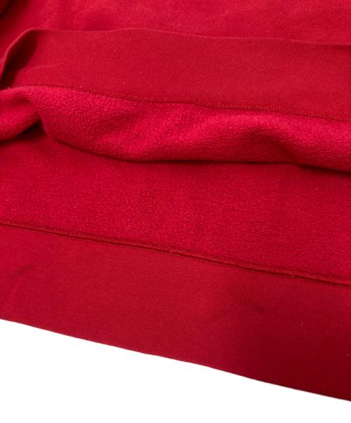 UNUSED（アンユーズド）UNUSED (アンユーズド) crew neck sweat shirt レッド サイズ:3の古着・服飾アイテム