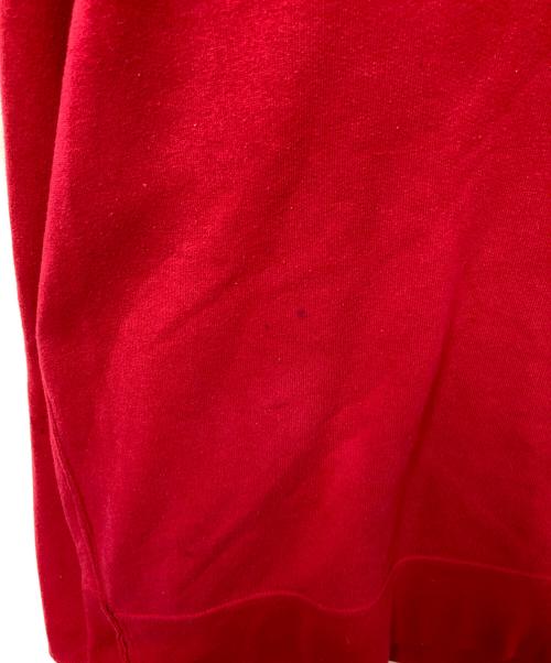 UNUSED（アンユーズド）UNUSED (アンユーズド) crew neck sweat shirt レッド サイズ:3の古着・服飾アイテム