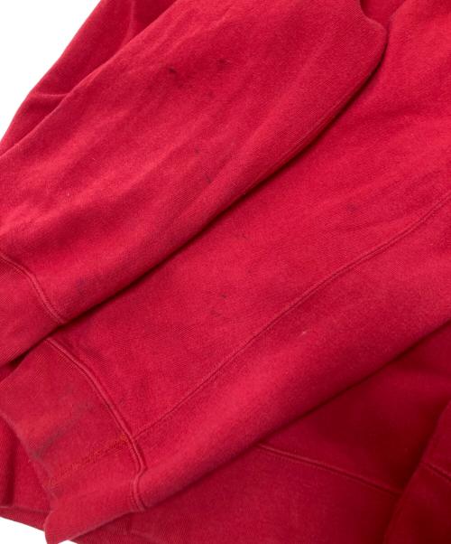 UNUSED（アンユーズド）UNUSED (アンユーズド) crew neck sweat shirt レッド サイズ:3の古着・服飾アイテム