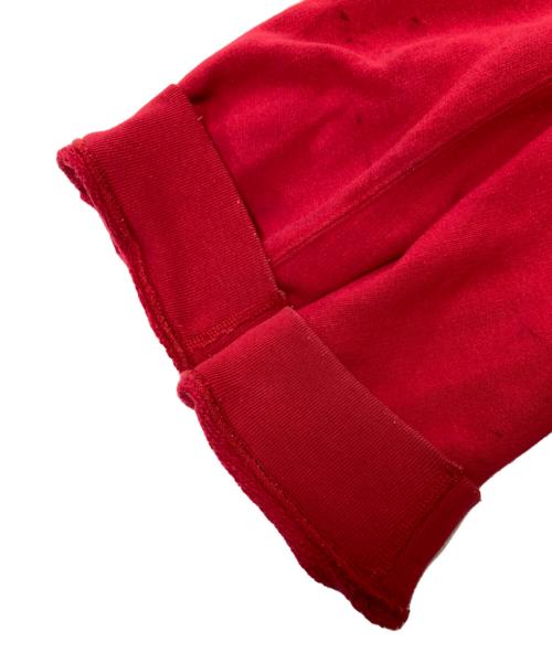UNUSED（アンユーズド）UNUSED (アンユーズド) crew neck sweat shirt レッド サイズ:3の古着・服飾アイテム