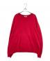 UNUSED（アンユーズド）の古着「crew neck sweat shirt」｜レッド