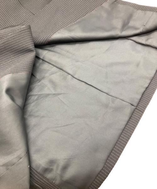 BURBERRY BLACK LABEL（バーバリーブラックレーベル）BURBERRY BLACK LABEL (バーバリーブラックレーベル) ストライプテーラードジャケット ブラック サイズ:40の古着・服飾アイテム