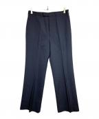 LAD MUSICIANラッドミュージシャン）の古着「SLIM FLARE SLACKS」｜ネイビー