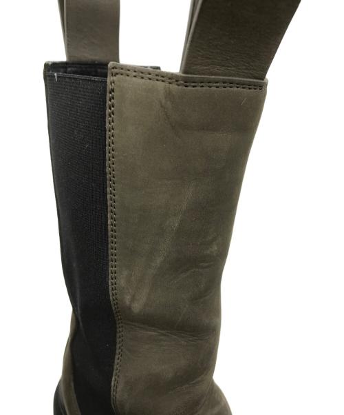 BOTTEGA VENETA（ボッテガベネタ）BOTTEGA VENETA (ボッテガベネタ) ラグチェルシーブーツ カーキ サイズ:41の古着・服飾アイテム