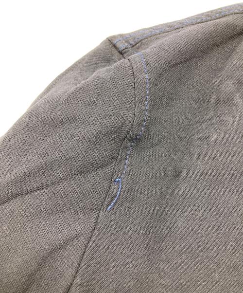 COMME des GARCONS HOMME PLUS（コムデギャルソンオムプリュス）COMME des GARCONS HOMME PLUS (コムデギャルソンオムプリュス) ポリエステル縮絨ロングジャケット ネイビー サイズ:Ｍの古着・服飾アイテム