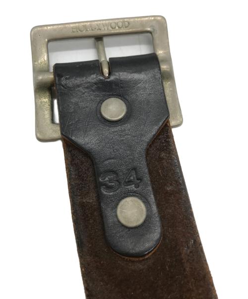 htc（エイチティーシー）htc (エイチティーシー) Peanut Studs Python Belt ブラック サイズ:34の古着・服飾アイテム